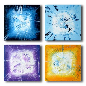 Quadro dipinto a mano: Colors 022