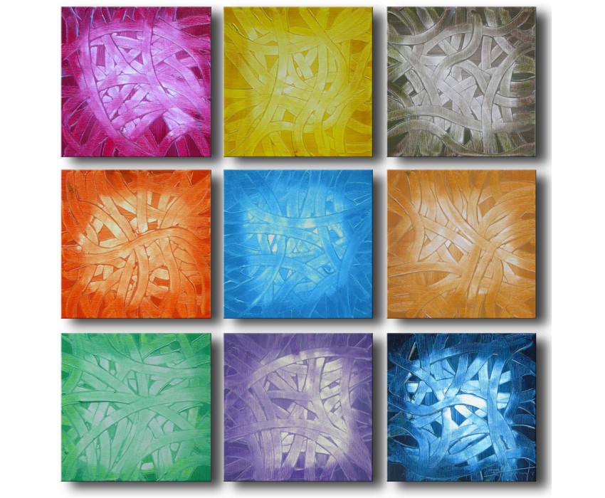 Quadro dipinto a mano: Colors 024
