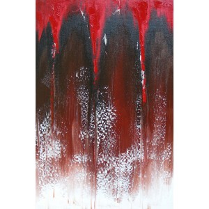 Quadro dipinto a mano: Cratere 066 Quadro dipinto a mano: Cratere 066