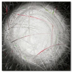 Quadro dipinto a mano: Scie 384