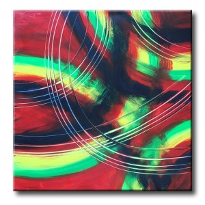 Quadro dipinto a mano: scie 764