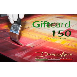 Quadro dipinto a mano: Gift card 150