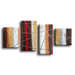 Quadro dipinto a mano: Gold light 777